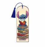 Semn Carte, Stitch, Lemn, Multicolor, 15x5cm, SEC16