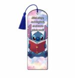 Semn Carte, Stitch, Lemn, Multicolor, 15x5cm, SEC17