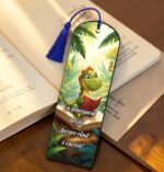 Semn Carte, Lemn, Multicolor, 15x5cm, SEC19 - imagine 2