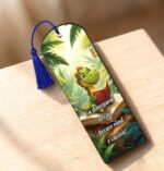 Semn Carte, Lemn, Multicolor, 15x5cm, SEC19 - imagine 3