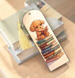 Semn Carte, Lemn, Multicolor, 15x5cm, SEC21 - imagine 3