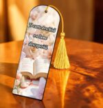 Semn Carte, Lemn, Multicolor, 15x5cm, SEC24 - imagine 2