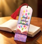 Semn Carte, Lemn, Multicolor, 15x5cm, SEC25 - imagine 2