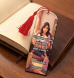 Semn Carte, Lemn, Multicolor, 15x5cm, SEC26 - imagine 2