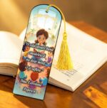 Semn Carte, Lemn, Multicolor, 15x5cm, SEC27 - imagine 2