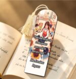 Semn Carte, Lemn, Multicolor, 15x5cm, SEC28 - imagine 2