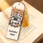 Semn Carte, Lemn, Multicolor, 15x5cm, SEC29 - imagine 2