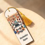 Semn Carte, Lemn, Multicolor, 15x5cm, SEC29 - imagine 3