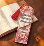 Semn Carte, Lemn, Multicolor, 15x5cm, SEC31 - imagine 2
