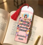 Semn Carte, Lemn, Multicolor, 15x5cm, SEC35 - imagine 2