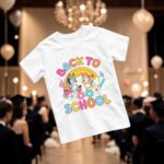 Tricou Personalizat, Back To School, Bluey, Bumbac, Alb, TABS010 - imagine 4