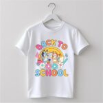 Tricou Personalizat, Back To School, Bluey, Bumbac, Alb, TABS010 - imagine 2