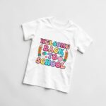 Tricou Personalizat, Back To School, Bumbac, Alb, TABS011 - imagine 3