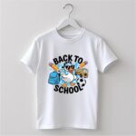 Tricou Personalizat, Back To School, Bumbac, Alb, TABS013 - imagine 2