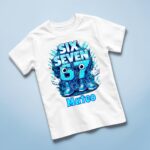 Tricou copil, Personalizat, Six Seven, Bumbac, Alb, TRA004 - imagine 3