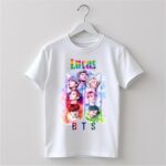 Tricou copil, Personalizat, BTS, Bumbac, Alb, TRA005 - imagine 2