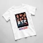 Tricou copil, Personalizat, BTS, Bumbac, Alb, TRA007 - imagine 3