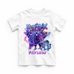 Tricou copil, Personalizat, Huntrix, Bumbac, Alb, TRA011