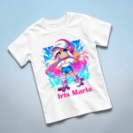 Tricou copil, Personalizat, Roblox Girl, Bumbac, Alb, TRA016 - imagine 3