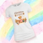 Tricou, Educatoare de Ursuleti, Bumbac, Alb, TRPR009 - imagine 3