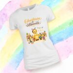 Tricou, Educatoare de Albinute, Bumbac, Alb, TRPR010 - imagine 3