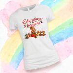 Tricou, Educatoare de Furnicute, Bumbac, Alb, TRPR016 - imagine 3