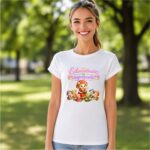 Tricou, Educatoare de Ciupercute, Bumbac, Alb, TRPR017 - imagine 2