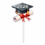 Topper Lemn, Scoala, Absolvire, Multicolor, 20x11 cm, TSUV040