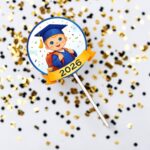 Topper Lemn, Scoala, Absolvire, Multicolor, 20x10 cm, TSUV041 - imagine 3