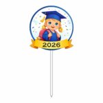 Topper Lemn, Scoala, Absolvire, Multicolor, 20x10 cm, TSUV042