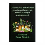 Agenda personalizata, Farmacist, A5, Negru, AGF002