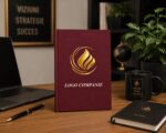 Agenda personalizata, Logo Companie, A5, Rosu, AGL002 - imagine 2