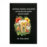 Agenda personalizata, Dentist, A5, Negru, AGM002