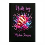 Agenda personalizata, Nails, A5, Negru, AGN001