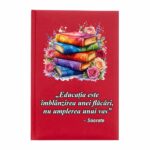 Agenda personalizata, Profesor, A5, Rosu, AGP008