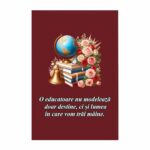 Agenda personalizata, Educatoare, A5, Rosu, AGP009