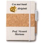 Set Agenda personalizata cu pix, Diriginta, A5, Pluta, AGST002 - imagine 2