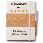 Set Agenda personalizata cu pix, Educatoare, A5, Pluta, AGST003 - imagine 2