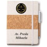 Set Agenda personalizata cu pix, Avocat, A5, Pluta, AGST005 - imagine 2