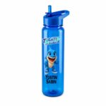 Sticla Apa Copii, Personalizata, Cu Pai, Tralalero Tralalla, Albastru, 750ml, BPS004 - imagine 4