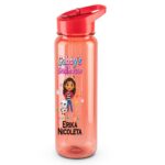 Sticla Apa Copii, Personalizata, Cu Pai, Gabby's Dollhouse, Rosu, 750ml, BPS013 - imagine 4