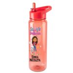 Sticla Apa Copii, Personalizata, Cu Pai, Gabby's Dollhouse, Rosu, 750ml, BPS013 - imagine 2