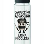 Sticla Apa Copii, Personalizata, Cu Pai, Cappuccino Assassino, Negru, 750ml, BPS022 - imagine 2