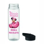 Sticla Apa Copii, Personalizata, Cu Pai, Minnie Mouse, Negru, 750ml, BPS024 - imagine 4