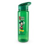 Sticla Apa Copii, Personalizata, Cu Pai, Mickey Mouse, Verde, 750ml, BPS075 - imagine 3