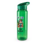 Sticla Apa Copii, Personalizata, Cu Pai, Minecraft, Verde, 750ml, BPS078 - imagine 3
