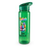 Sticla Apa Copii, Personalizata, Cu Pai, Splash Dino, Verde, 750ml, BPS082 - imagine 3