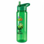 Sticla Apa Copii, Personalizata, Cu Pai, Cars, Verde, 750ml, BPS083 - imagine 4