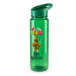 Sticla Apa Copii, Personalizata, Cu Pai, Dino Baschet, Verde, 750ml, BPS085 - imagine 4
