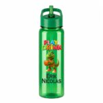 Sticla Apa Copii, Personalizata, Cu Pai, Dino Baschet, Verde, 750ml, BPS085